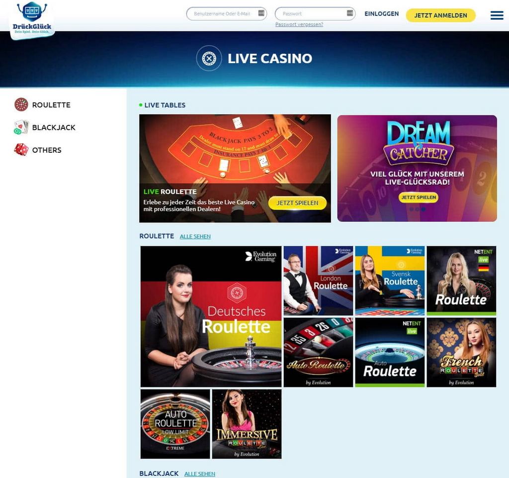 DruckGluck Online Casino 2025